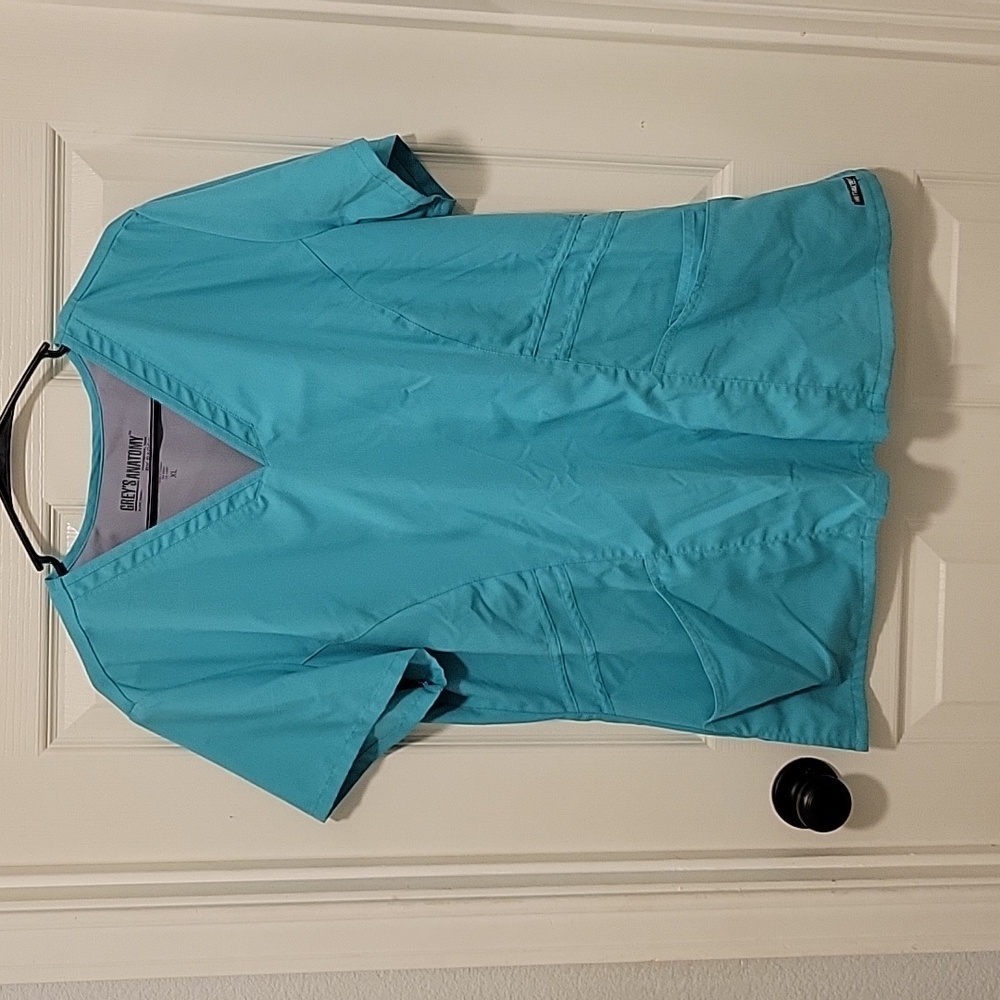 Grey's Anatomy Professional Wear Scrub Top XL Teal